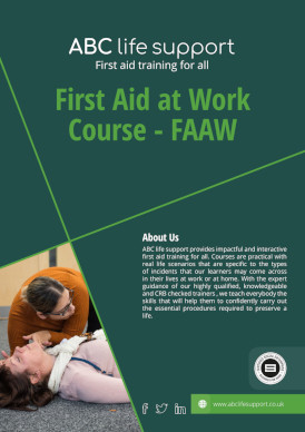 First Aid at Work brochure cover